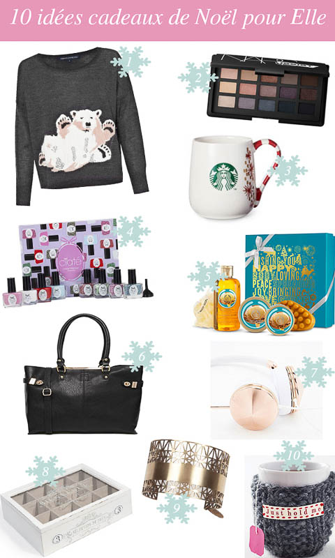 10 idées cadeaux de Noël pour Elle
