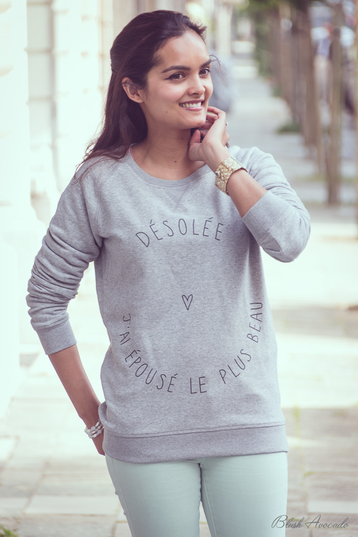 OOTD : sweat message