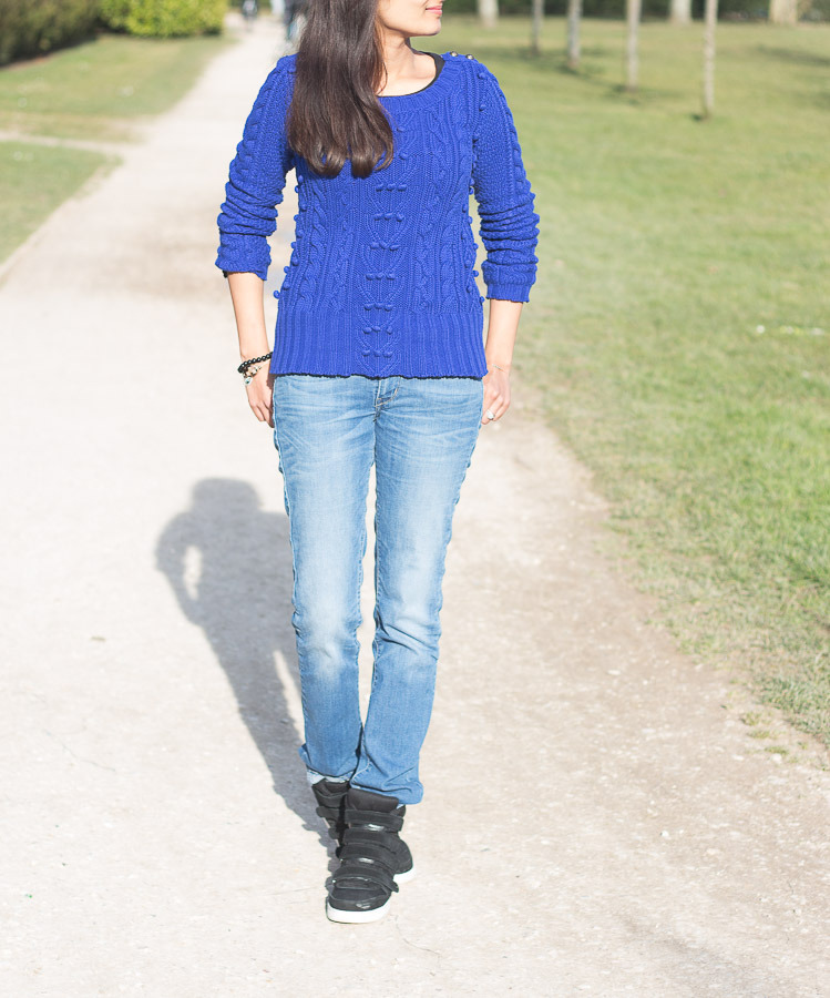OOTD : bleu indigo et découverte YAY