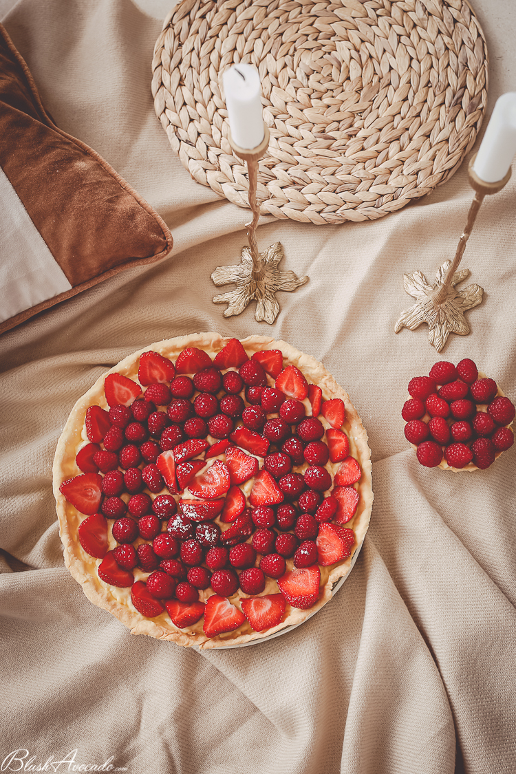 Recette tarte aux fraises framboises accessible à tous !