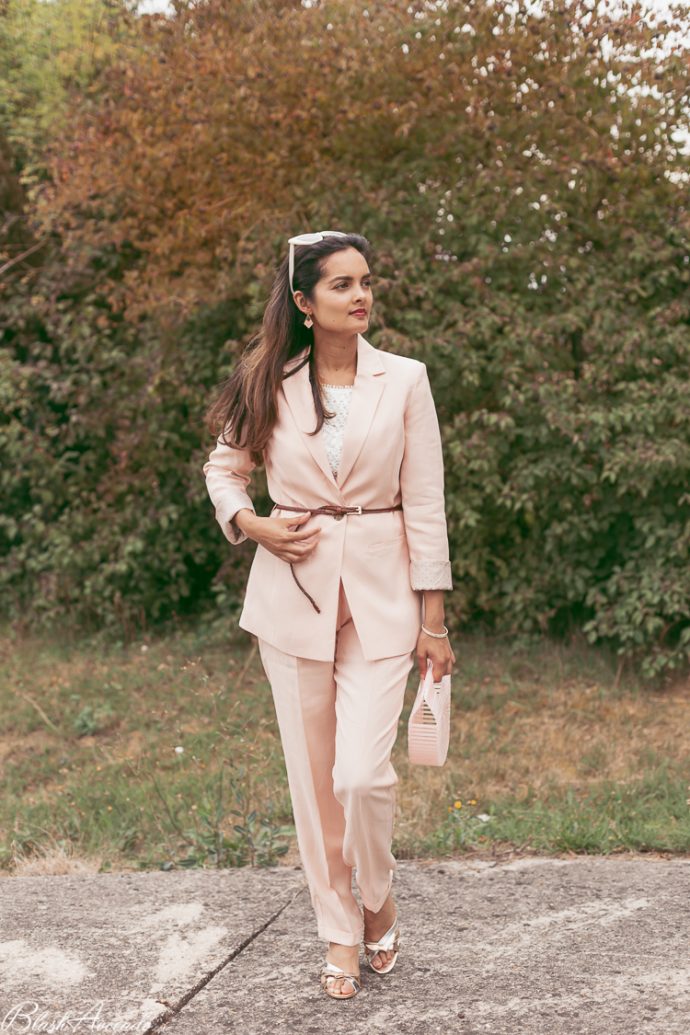 Tailleur Femme Rose Poudre