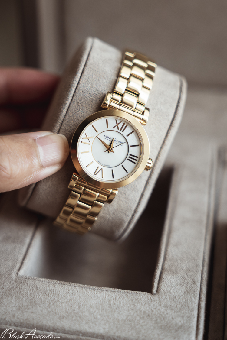 Ma montre avec bracelets interchangeables Saint Honor Paris