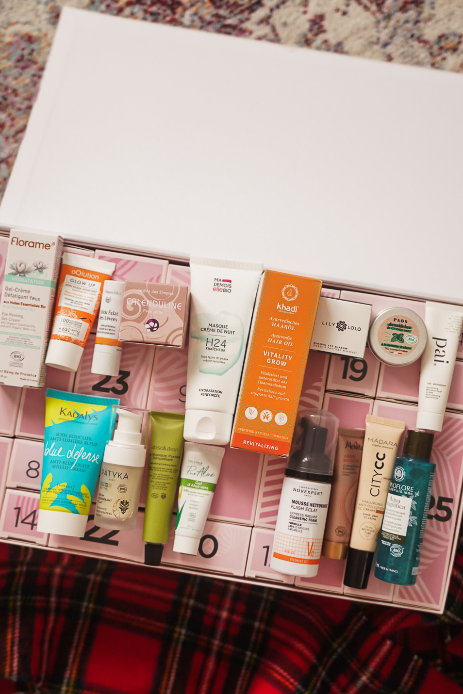 Calendrier de l'Avent beauté bio - Mademoiselle bio