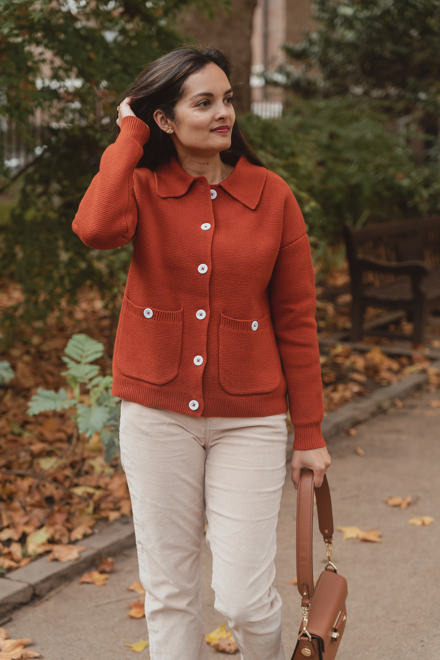 Gilet sales couleur rouille
